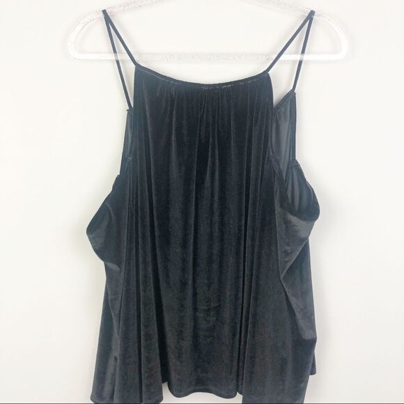LAUNDRY BY SHELLI SEGAL | Black Velvet Peasant Top - Picture 9 of 11